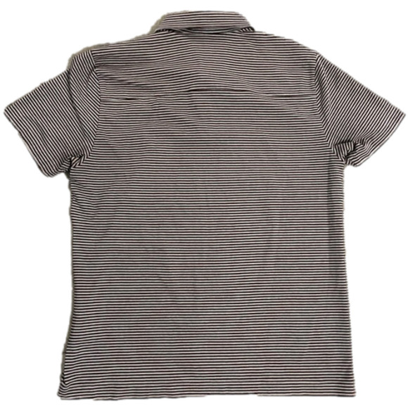 Club Monaco Mens Striped Polo Shirt Size Large - Picture 2 of 3